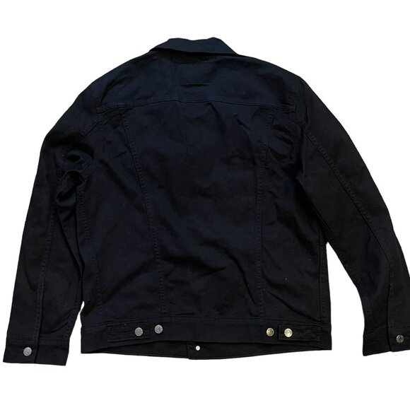 Signature Levi Strauss Black Trucker Jacket - Picture 3 of 3